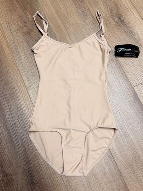 Theatricals Nude Dance Leotard Small Camisole Body Liner Shelf Bra Adjustable
